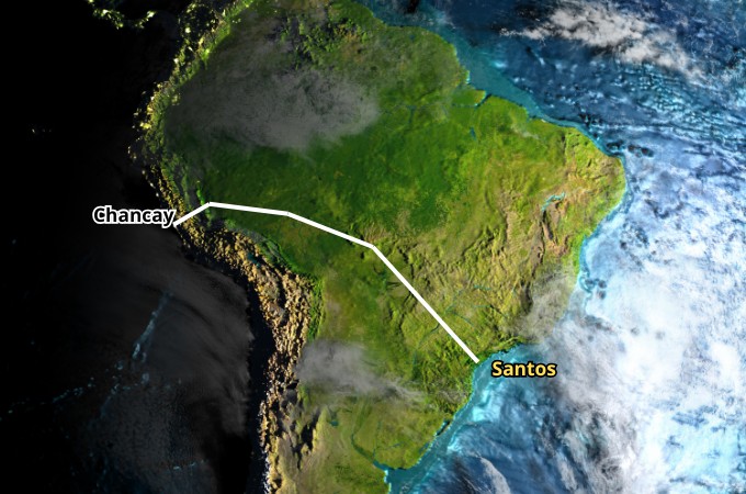 Tren Bioceánico unira el Atlántico con el Pacífico