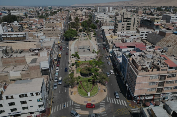 zona centrica de Tacna Perú