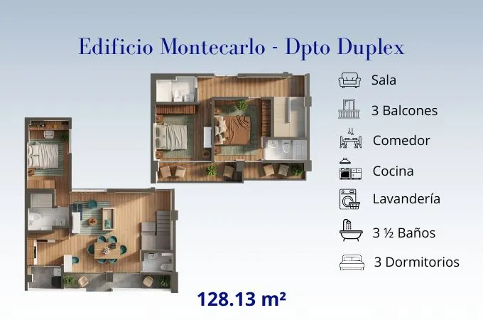 Tu Departamento de 3 dormitorios en Tacna Perú
